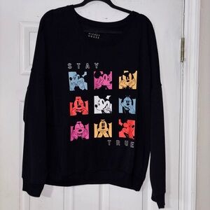 Disney Black  Graphic Mickey Sweater